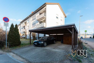 3-Zimmer-Wohnung in Eislingen: Kapitalanlage oder Eigenheim – mit Balkon und Carport