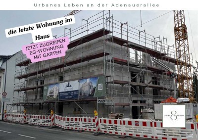 Effizienzhaus 40! Citylage: 2 Zimmer Wohnung mit Garten