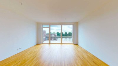 3-Zimmer-Wohnung mit Balkon und Weserblick in der Bremer Überseestadt