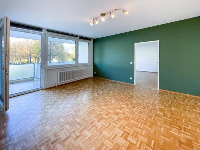 Zentrale 2-Zimmerwohnung mit Loggia + Parkplatz