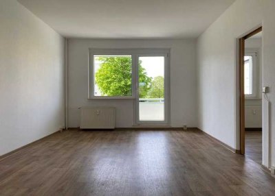 3-Raum-Wohnung mit Balkon im Erdgeschoss