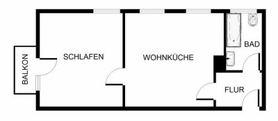 Demnächst frei! 2-Zimmer-Wohnung in Gelsenkirchen Hassel