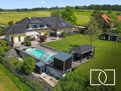 Luxuriöse Villa mit Pool! Energieeffizientes Wohnen auf großzügigem Traumgrundstück