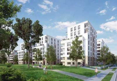 Geschmackvolle, neuwertige 2,5-Raum-Wohnung mit geh. Innenausstattung mit 40m2 Terrasse und EBK