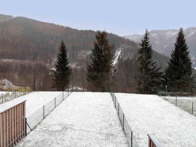 08 – Exklusive Gartenmaisonette am Semmering – Wohnen mit Panoramablick und Zweitwohnsitzwidmung