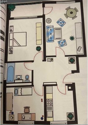 Modernisierte 3-Raum-Wohnung mit Balkon in Mainz