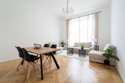 Komplett möbliertes, luxuriöses Apartment mit hohen Decken im 1190 Bezirk