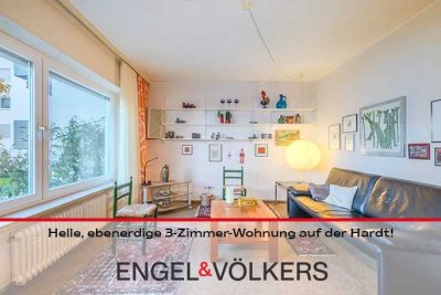 **NEUER PREIS**Top-Lage: Helle, ebenerdige 3-Zimmer-Wohnung auf der Haardt!