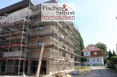 Nienburg- Neubau einer Penthouse-Whg. m. zusätzlich wohnl. ausgebautem Dach, Dachterrasse u.Loggia