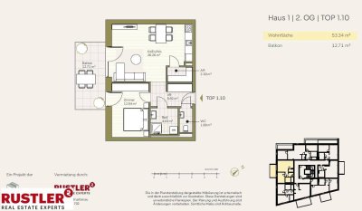 Balkonträume werden wahr: 2-Zimmerwohnung im Projekt Schlosspark