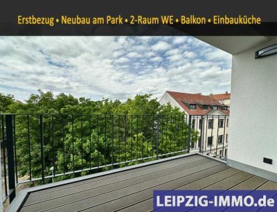 Wohnen am Park ** Neubau ** 2-Raum WE ** Balkon ** Einbauküche **