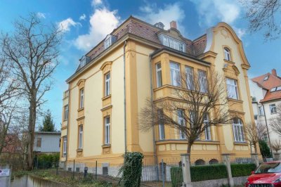 Exklusive Beletage „Haus im Haus“ auf zwei Etagen zur Miete in einer Jugendstilvilla direkt am Park