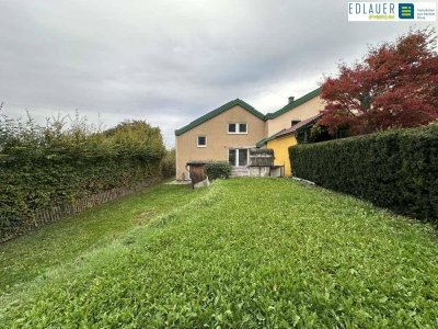 Eckreihenhaus mit Garten, Terrasse und Outdoorküche in ländlicher Grünlage!