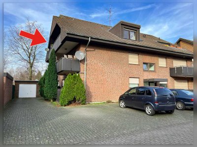 2-Zimmer Dachgeschosss-Wohnung mit Balkon und PKW-Stellplatz im begehrten Borken!