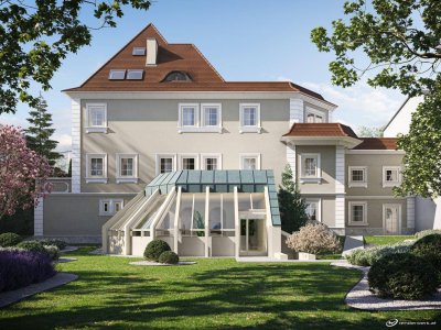 Luxusvilla mit Poolhalle und Garten in Mauer