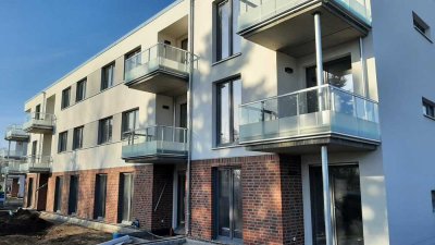 NEUBAU** Moderne 3-R-Wohnung, KfW-förderfähig, Gartenanteil, Fußbodenheizung