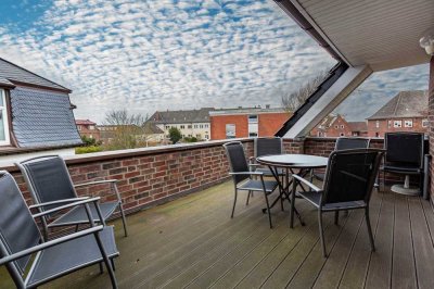 Strandnah und zentral trifft auf modern und großzügig: Wohnung mit Dachterrasse zum Verkauf