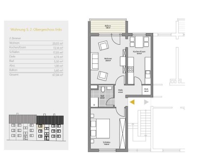 Ihr neues Zuhause in Wöllstein: 2 ZKB Wohnung