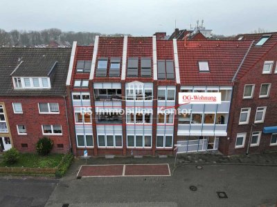 Stadtmitte! OG-Wohnung mit Balkon in zentraler Innenstadtlage von Emden!