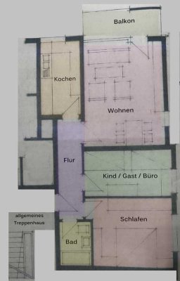 3 Zi-Wohnung „Mitten in 88250 Weingarten“ zum Mieten