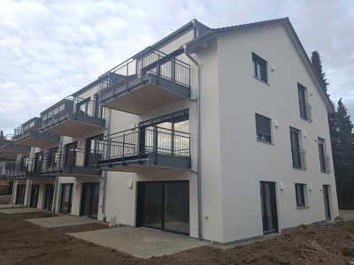 Hochwertige 3-Zimmer-Neubauwohnung mit Balkon und Tiefgarage in ruhiger Wohnlage in Leutkirch!