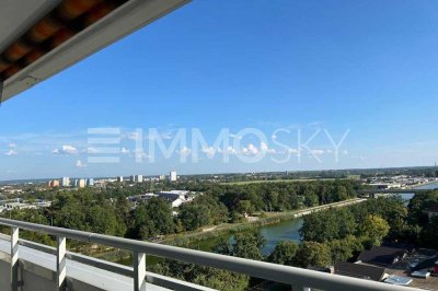 Ein Balkon mit Aussicht auf den Europakanal – frisch renoviert