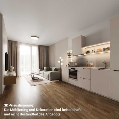 Hochwertige 2-Zimmer-Neubauwohnung mit Balkon in Bad Kreuznach