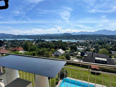 Eigentumswohnung in Velden mit Pool, See- und Schlossblick