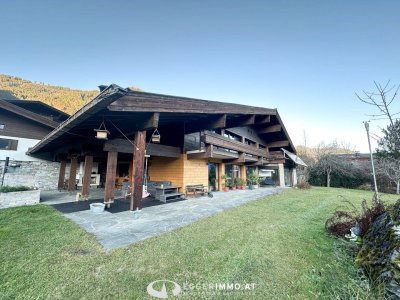 Aufhausen / Zell am See: gepflegtes Landhaus zu verkaufen - Hallenbad, Sauna, fantastischer Ausblick, ruhige Lage, großes Grundstück