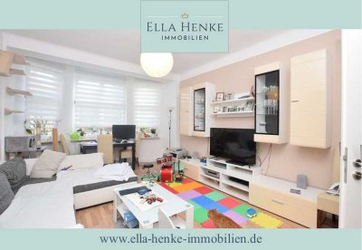 Sonnige, gepflegte 3-Raum-Wohnung mit Balkon + Garage.