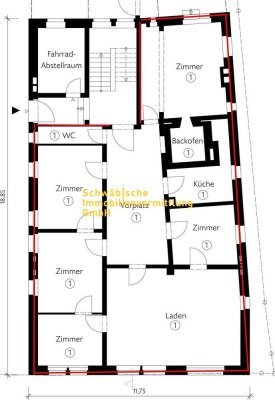 ATP1, 6-Zimmer, EG, *Stgt.-West*, Altbau, kein Denkmalschutz, interessantes Investment