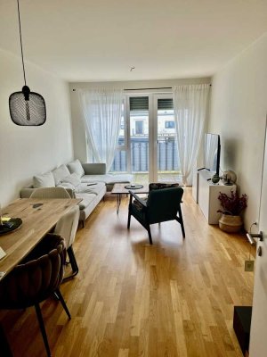 Moderne 3-Zimmer-Wohnung mit Balkon und optionalem Stellplatz im Rather Carré