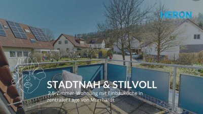 STADTNAH & STILVOLL – 2,5-Zimmer-Wohnung mit Einbauküche in zentraler Lage von Murrhardt