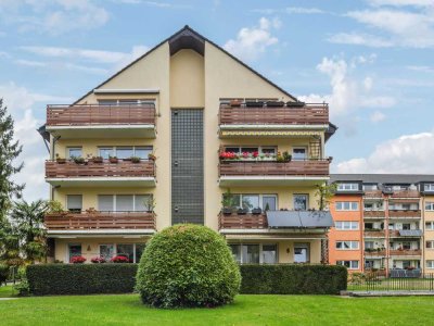 Gepflegtes Apartment mit Tiefgaragenstellplatz und Balkon in Porz-Zündorf