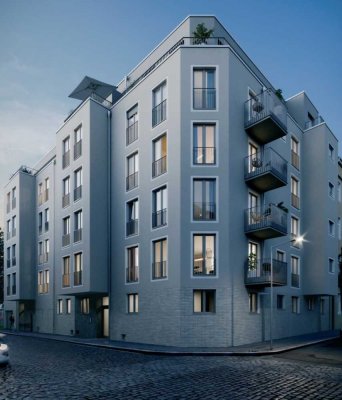 Erstbezug: Neubauwohnung mit Einbauküche, Balkon und Tageslichtbad