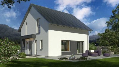 AKTION !! EINFAMILIENHAUS MIT OFFENER ARCHITEKTUR - Malervorbereitet inkl. Grundstück