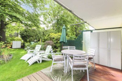 Schöne 3-Zimmer-Wohnung mit rund 220 m² Gartentraum in München-Solln!