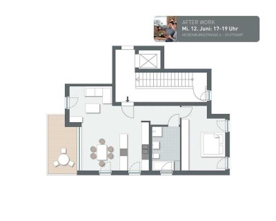 2-Zimmer-Wohnung im Obergeschoss | 6D.4