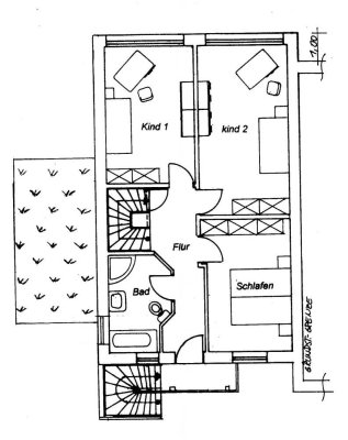 Am Wald: Ruhige 4-Zimmer-Maisonette-Wohnung mit Balkon und Garage – ohne Makler