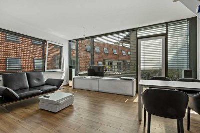 Moderne Maisonette-Wohnung mit Dachterrasse in der halleschen Altstadt