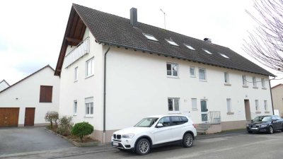 Schöne 3-Zimmer-Erdgeschosswohnung in Neuenstadt-Stein mit Terrasse und kleinem Garten