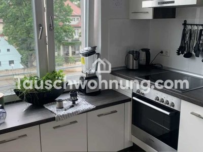 Tauschwohnung: 2-Raum Wohnung mit Elbblick und hochwertiger Einbauküche