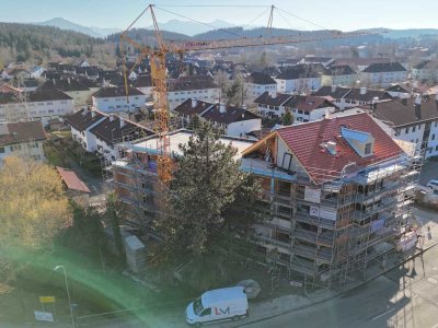 Großzügige, barrierefreie 1 Zi.- Neubau-Wohnung mit SW-Balkon