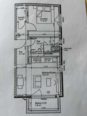 Exklusive, neuwertige 2-Zimmer-Wohnung mit Balkon und EBK in Bad Nauheim