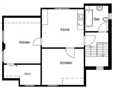 Renovierte DG-Wohnung mit Einbauküche und Kellerraum – Einziehen und Wohlfühlen