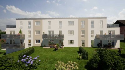 Komfortable 2-Zimmer-Wohnung mit Süd-Terrasse und großem Wohn- und Kochbereich