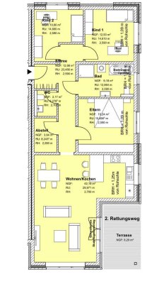 Familien aufgepasst- 4 Zimmer Wohnung mit Garten im Neubaugebiet Lehmkuhlenweg