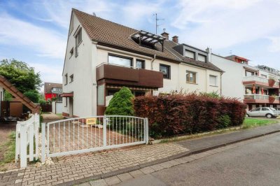 Ensen, Rheinnähe, 3 Zimmer-Wohnung mit Garten/2 Balkonen und Garage