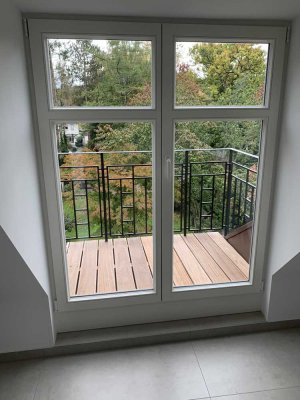 denkmalgeschützter Maisonette im Philosophenviertel - 2 Süd-Balkone mit Gartenblick