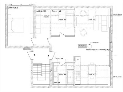 Großzügige 4-Zimmer-Dachgeschosswohnung im Elb-Havel-Winkel (Ost)